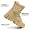Maelstrom Tactical Combat Boots - Mens Lightweight Full Grain Leather