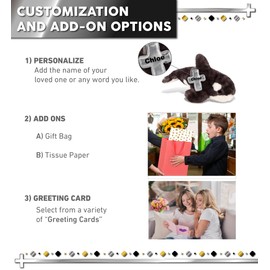 DolliBu Wild Killer Whale Small Stuffed Animal with Silver Cross Plush - Religious Baptism Gifts for Boys and Girls, Dedication Christening Gifts Plush Prayer Toy Healing Stuffed Animal - 5 Inch