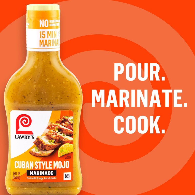 Lawry's Marinade, Cuban Style Mojo, 15 Minute Marinade, No High