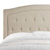 Rosevera Barrett Upholstered Bed with Button Tufting and Adjustable Height