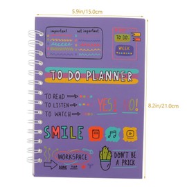 jojofuny Multi Function Notepad for Planning Undated Daily Scheduler with Easy Flip Pages for Students Travelers Office Workers Stylish and Practical Design