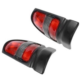 TRQ Driver & Passenger Side Rear Tail Lights Set Compatible with 1994-2001 Dodge Ram 1500 1994-2002 Ram 2500 Ram 3500 CH2800122 CH2801122