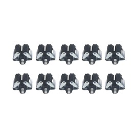 CLKE 10Pcs Mop Broom Holder, Mop Wall Mounted Clips, Heavy Duty Brush Broom Bracket Garden Tool Storage, for Kitchen Bathroom Laundry Room Shed Garage Garden