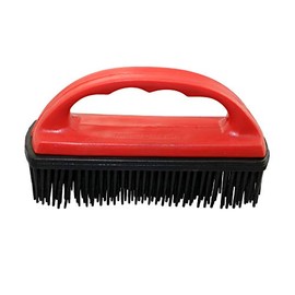 Grewal Equestrian Super Groom Saddle Pad Cleaning Brush (Red)
