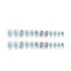 HAPVITAL 24 Pieces Popular Nail Tips, False Nail Tips, 3D