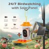 RichBird Smart Hummingbird Feeder with Camera Solar Powered, AI Identify,