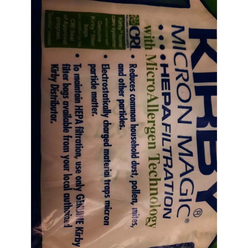 For Kirby Kirby Micron Magic HEPA Filters with MicroAllergen Technology,