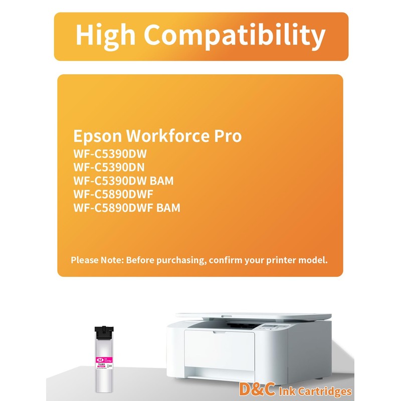 D&C T11D3 Printer Cartridges for Epson T11D3 Cartridges Compatible with
