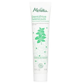 Melvita, Natural Toothpaste for Optimal Oral Hygiene, Lasting Freshness with Mint, Eco-Friendly, Fights Plaque, Daily Use, 75 ml