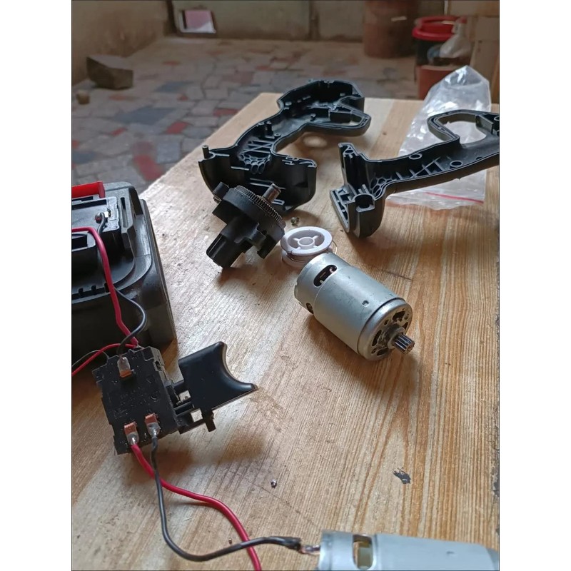 Fielect RS550 Motor DC 18V Motor 12 Teeth Gear Micro