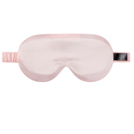 ALASKA BEAR Antifaz Para Dormir Con Diadema De Seda Para El Cuidado Del Cabello, Antifaz De Seda Para Ojos, Cómoda Banda Elástica Para Las Orejas, Correa No Ajustable (Rosa, Lujo, 22 Momme)