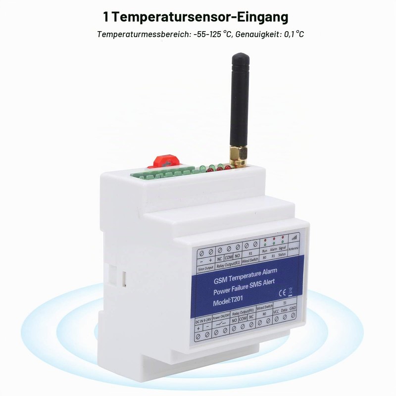 GSM Temperature Alarm for Home - Power Failure Alarm with