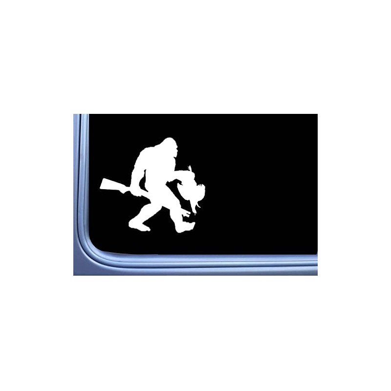 Bigfoot Turkey Hunting Decal OS 437 6" sasquatch box call