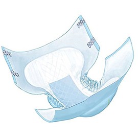 Covidien 60004 Wings Adult Briefs, 45" - 58" Size, Large (Pack of 12)