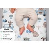 Lovely Hippo 2 x Fitted Sheets 100% Cotton + 1