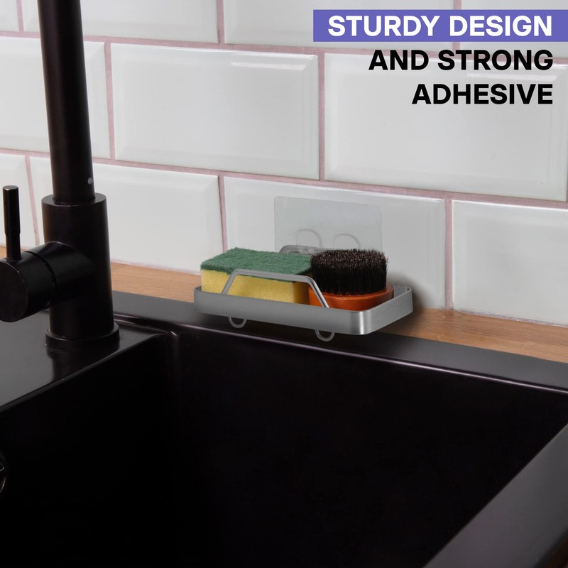 KINCMAX Premium Adhesive Soap Holder for Shower Wall - Drill