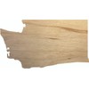 Washington Wooden State 2" Cutout, Unfinished Real Wood State Shape,
