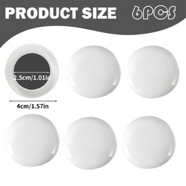 6 pieces shower curtain weights, shower curtain weights, shower curtain magnets, weight for curtains, curtain weights, waterproof, for shower curtains, curtains, tablecloths, magnetic whiteboards