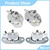 Silscvtt Front Rear Brake Calipers with Pads Replacement for Yamaha