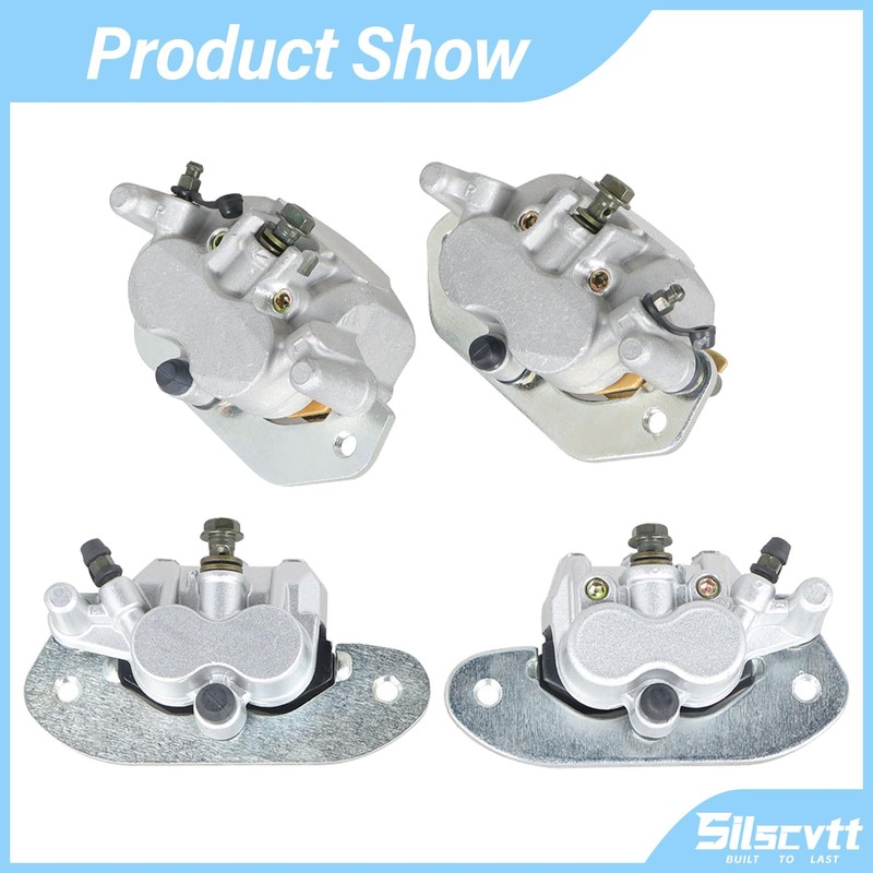 Silscvtt Front Rear Brake Calipers with Pads Replacement for Yamaha
