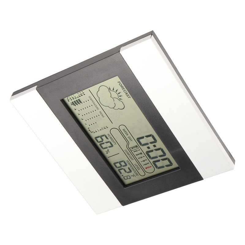 Digital Weather Clock Temperature and Humidity Display Aluminum Shell Digital