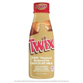 TWIX Chocolate Milk – 14 oz Bottles (Pack of 12) – Creamy & Delicious