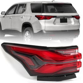 FIONE LED Outer Tail light Assembly Compatible with Chevy Traverse 2022 2023 2024 Rear Brake Light Left Driver Side LH