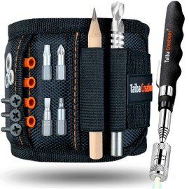 Gifts for Men, Magnetic Bracelet Craftsmen 2024 Including Magnetic Rod and Pencil for Holding Screws and Nails, Gift Ideas for Father's Day, Men's Day, Birthday, Dad, Gadgets Tool