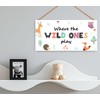 Where the Wild Ones Play Wooden Signs, Wild Animal Theme