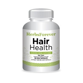 Herbsforever Hair Health Capsules – Hair Supplement – Promotes Hair Health – 90 Capsules