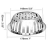 Stainless Steel Roof Dome Drain Cover Strainer Atrium Grate 2pcs/pk