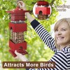 Squirrel Proof Bird Feeder, Metal Bird Feeders for Outdoors Hanging,