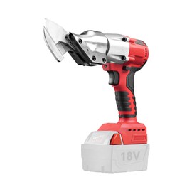 Brushless Cordless Metal Shear Compatible with Milwake 18V battery, Metal Cutting Shears with 360° Rotating Head, Max. 2mm Shear Thickness for Sheet Carpet Leather Metal (No Battery) (Fit for Milwake)