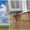Frost King ACBNT1 No Tools T-Frame Air Conditioner Bracket, White