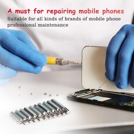 WSDMAVIS 10pcs/Set 4mm Torx Bits Set CR-V T3 T4 T5 T6 T7 T8 T9 T10 T15 T20 Batch Head Screwdriver Bit Kit Multi Mobile Repair Tools