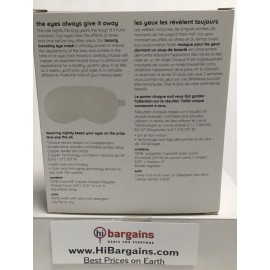 me glow new  Beauty Boosting Eye Mask NIB white