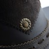 Black Jungle PENTLAND Leather Western Hat Australia Cowboy Hat, brown