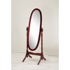 Roundhill Furniture Traditional Queen Anna Style Wood Floor Cheval Mirror,