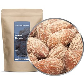 1 x 600 g Smoky Almonds Roasted Salted Almond with Intense Smoke Aroma 20% Protein