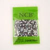 NCB Nancybeads 3000pcs Flatback Round Glass Nail Art Rhinestones Crystal