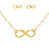 Set de Joyería - Collar y Aretes - Chapa de