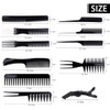 Kit 16 Cepillos Peines Cabello Peinado Peluquería Magic Clip De