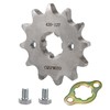 CQSPMOTO 420 12T 17mm Motorcycle Front Engine Sprocket Compatible with