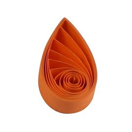 ODETOJOY Quilling Strips 3mm Paper Quilling Set 120pcs Paper Strip 54CM Solid Color Star Origami Paper DIY Hand Crafts Quilling Paper Strips 1/8inch (Orange)