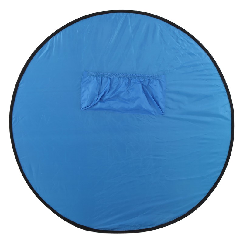 2 in 1 142cm Round Blue Green Screen Backdrop Double