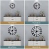 Large Modern Metal Wall Clocks Rustic Round Nearly Silent Little