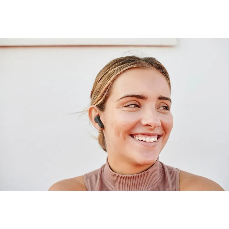 Auriculares Inalámbricos Bluetooth Jbl Wave Beam Color Negro