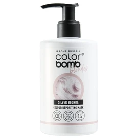 Jerome Russell Color Bomb Blondes - Silver Blonde Colour Depositing Conditioning Mask, 300ml