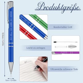 Clabby 24 Inspirational Retractable Ballpoint Pen Quotes Retractable Ballpoint Pen Motivation Metal Pens with Saying Thank You Gifts for Teachers Office Colleagues Employees