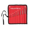 9Pcs Centre Punches Set, Different Size Roll Pin Steel Centre